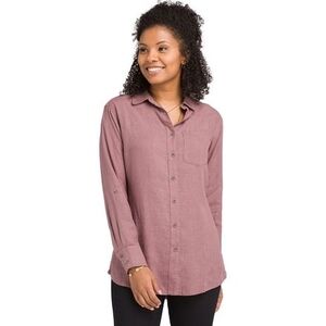 Women's Mauve Button-Up Shirt